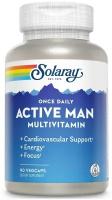 Solaray Once Daily Active Man (Мужские мультивитамины раз в день) 90 капсул