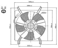 STELLOX 2999418SX 29-99418-SX_вентилятор охлаждения\ Honda CR-V 2.0i 02-06