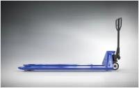Гидравлическая тележка (рохля) с длинными вилами EUROLIFTER EL PROFI 26 (2600кг/550x2000, колеса – нейлон, ролики - нейлон)