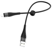 Кабель USB - Lightning 0.25м Borofone BX32 Munificent - Черный