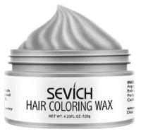 Sevich Окрашивающий цветной воск для волос и бороды, (серый), 120 гр