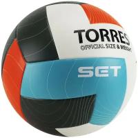Мяч волейбольный TORRES Set из термополиуретана, всепогодный размер 5