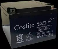 Аккумуляторная батарея Coslite 6-GFM-26 А·ч (12V26Ah) комплект из 2 штук