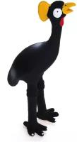 Игрушка Lilli Pet Pretty Flamingo для собак, 28 см, черный