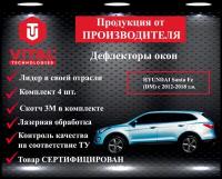 Дефлектор окон (ветровик) Vital Technologies для HYUNDAI Santa Fe (DM) с 2012 г. в