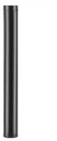 Труба BLACK нерж 0,8 мм AISI 430 1м (120 мм, Чёрный)