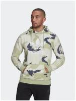 Худи adidas Graphics Camo, размер l, magic lime