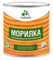 Морилка профессиональная Malare Professional для дерева, для любых деревянных поверхностей, акриловая, быстро сохнет без запаха, цвет еловая зелень, 0,9 кг