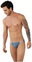 Мужские трусы слипы бирюзовые в сетку Clever LINE BRIEF 095012