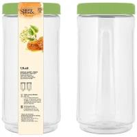 Набор банок для сыпучих продуктов Sugar&Spice Honey, 2 шт (1,1 л), фисташка