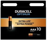 Батарея Duracell Optimum ААА 10 шт