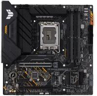 Материнская плата ASUS TUF GAMING B660M-PLUS WIFI D4 Socket 1700, Intel B660, 4xDDR4, PCI-E 5.0, 2500 Мбит/с, Wi-Fi, Bluetooth, USB 3.2 Gen1, 4xUSB 3.2 Gen2, USB 3.2 Gen2x2 Type-C, HDMI, DisplayPort, подсветка, mATX