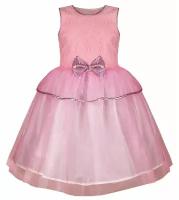 Розовое нарядное платье для девочки 84265-ДН20 28/104