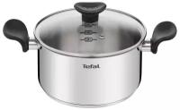 Кастрюля Tefal Primary, нержавеющая сталь, с крышкой, 3 л, 20 см