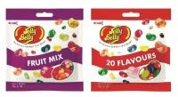 Конфеты Jelly Belly Fruit Mix фруктовое ассорти 70 гр. + 20 вкусов 70 гр. (2 шт