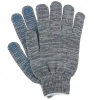 Перчатки ХБ, защитные перчатки, 6 нитей, с ПВХ покрытием, 10 класс, 10 пар