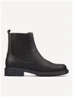 Ботинки челси Clarks, размер 37, black leather