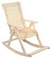 Кресло - качалка, 120х120х60 см, липа Класс Б 
