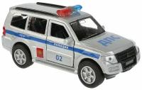 Модель машины Технопарк Mitsubishi Pajero, Полиция, инерционная SB-17-61-MP(P)-WB