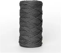 Шнур полиэфирный эльнить - 3 мм, 100 м, 100% полиэфир, без сердечника /шнур для вязания, рукоделия, макраме/