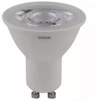 Лампа OSRAM LED Star GU10 PAR16 5Вт, светодиодная LED, 370 лм, эквивалент 50Вт, нейтральный свет 4000К