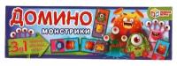 Настольная игра Умные игры Домино Монстрики