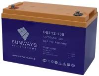 Аккумулятор гелевый Sunways GEL 12-100 (12В 100 Ач)