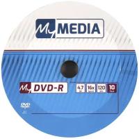 Диск DVD-R MyMedia 4.7Gb 16x Pack wrap (10шт) (69205)