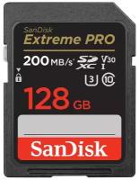 Карта памяти Secure Digital 128 Gb sandisk Extreme Pro SDXC Class 10 UHS-I V30 U3 200/90 MB/s U3 [SDSDXXD-128G-GN4IN]