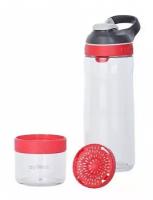 Бутылка Contigo Cortland Infuser 0.72л прозрачный/красный пластик (2095014)