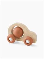 Прорезыватель Happy Baby Silicone teether wooden car, 20038