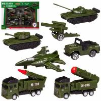 Игровой набор Junfa Боевая сила (6 военных инерционных машинок) WZ-17162