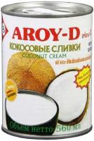 Сливки кокосовые Coconut Cream Aroy-D 560 мл. ж/б