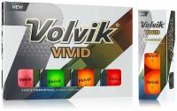 Мячи для гольфа Volvik Vivid Golf Balls, в ассортименте (Volvik Vivid Golf Balls)