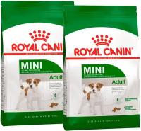 Сухой корм ROYAL CANIN MINI ADULT для взрослых собак маленьких пород (0,8 + 0,8 кг)