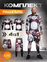 Спортивный костюм, размер XL, красный