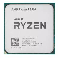 Процессор AMD Ryzen 5 5500 AM4, 6 x 3600 МГц, OEM