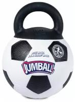 Игрушка для собак Jumball МЯЧ С захватом резиновый 26 СМ (черный\белый)