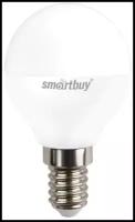 Светодиодная LED лампа Smartbuy шар P45 E14 9,5W 3000K 2K матовая пластик SBL-P45-9_5-30K-E14