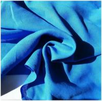 Ткань плательно-костюмная Лен 100% цвет Светло-васильковый (180г/м) 1 метр / ширина150