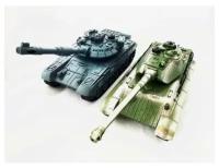 Радиоуправляемый танковый бой T90 и Tiger King масштаб 1:28 - 99820