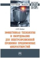 Эффективная технология и оборудование для электроэрозионной прошивки прецизионных микроотверстий