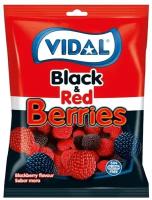 Мармелад жевательный европейский ягоды VIDAL Black Red Berries ежевика и малина 70 г