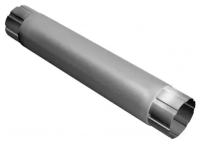 Труба водосточная металлическая Гранд Лайн D90 мм длина 1м белая