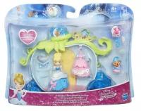 Игровой набор Hasbro Disney Princess с маленькими куклами и аксессуарами, 3 вида Золушка, Белль, Белоснежка B5344EU4-no