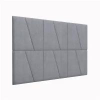 Мягкие обои Alcantara Gray 50х50DL см 2 шт