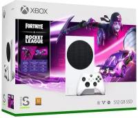 Microsoft Xbox Series S 512 ГБ SSD + Fortnite + консоль Rocket League Bundle