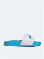 Шлепанцы adidas, размер 5UK (38EU), Cloud White / Blue Rush Met / Sky Rush