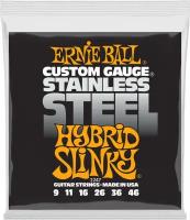 Ernie Ball 2247 Stainless Steel - Струны для электрогитары, Hybrid Slinky (9-46)