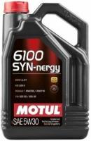 Синтетическое моторное масло Motul 6100 SYN-nergy 5W-30, 4 л